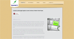 Desktop Screenshot of anandgroup.info